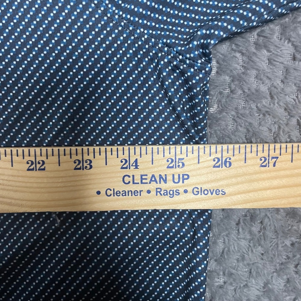 Jos. A. Bank Traveler Polo Shirt Mens 2XLT Tall Tailored Fit Blue Long Sleeve - Picture 6 of 8